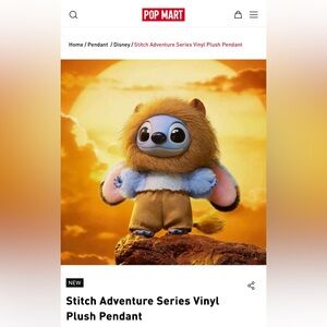 POP MART Stitch Adventure Series Simba